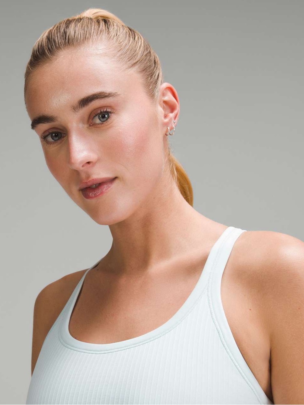 12. Lululemon Ebb to Street Tank Top Blue size 10 - Picture 4 of 12